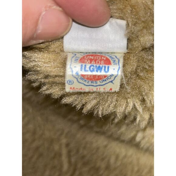 VTG Bonnie Cashin Russ Taylor 8 Barn Coat Jacket Pockets Black Faux Shearling S2 - Picture 15 of 15